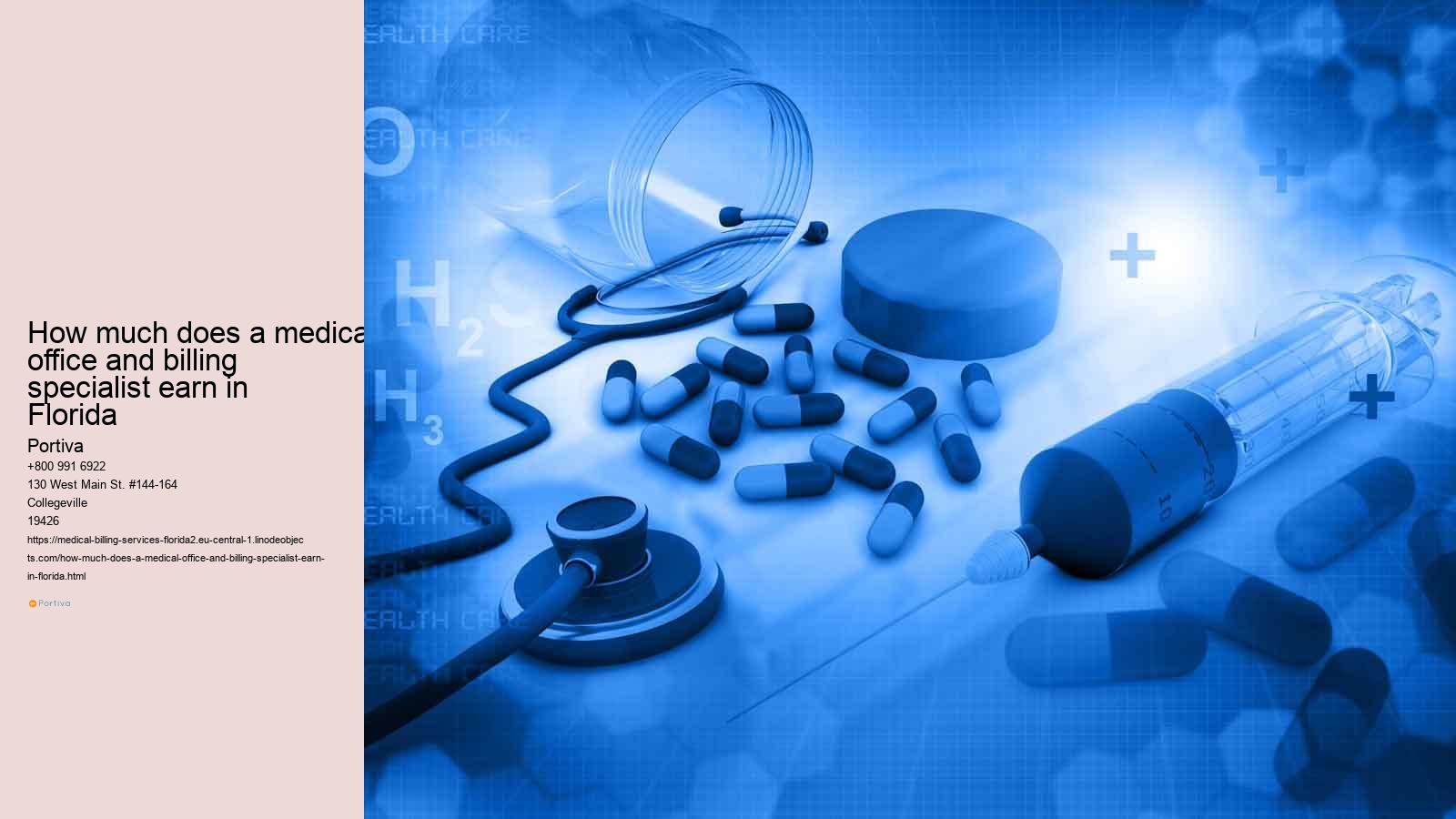 How much does a medical office and billing specialist earn in Florida