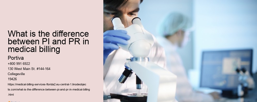 What is the difference between PI and PR in medical billing