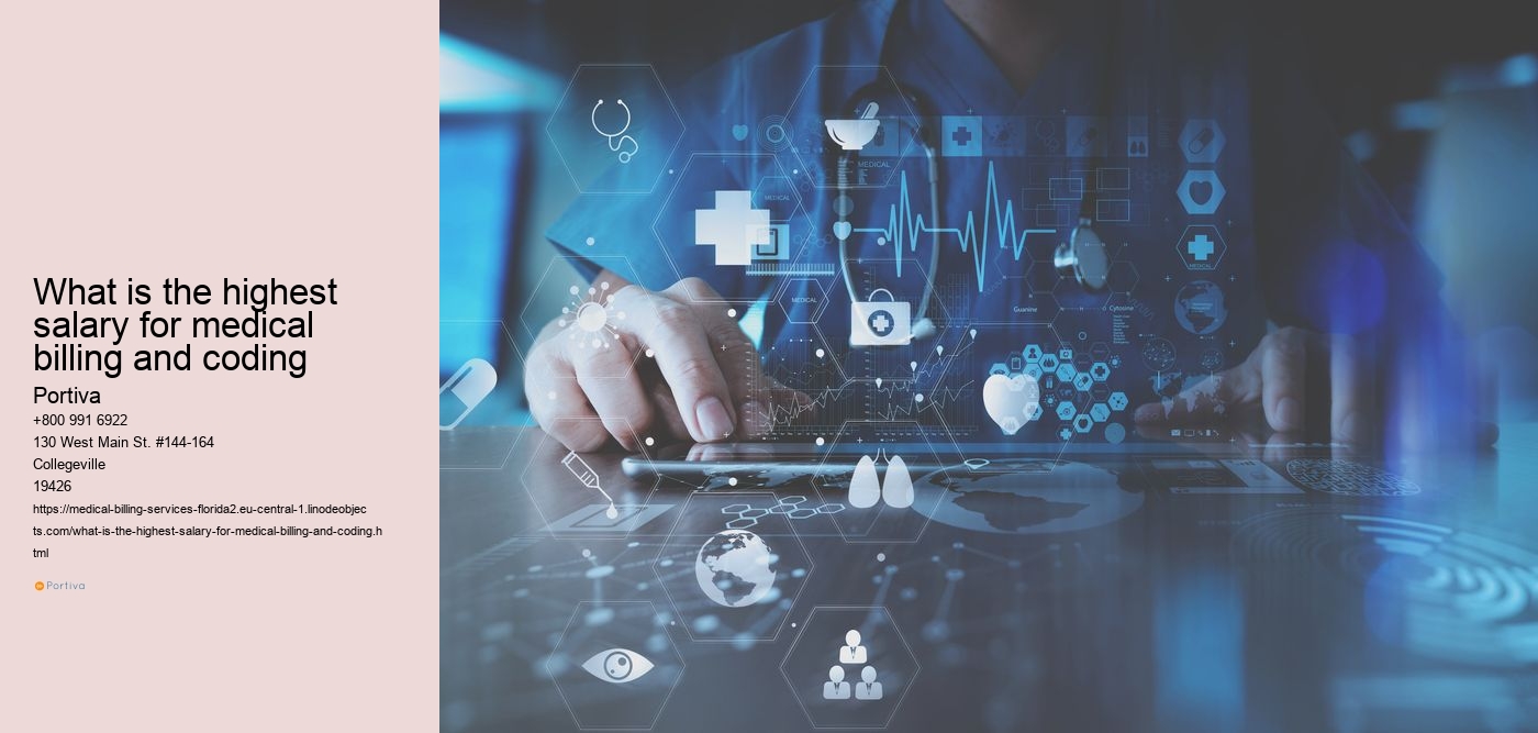 What is the highest salary for medical billing and coding