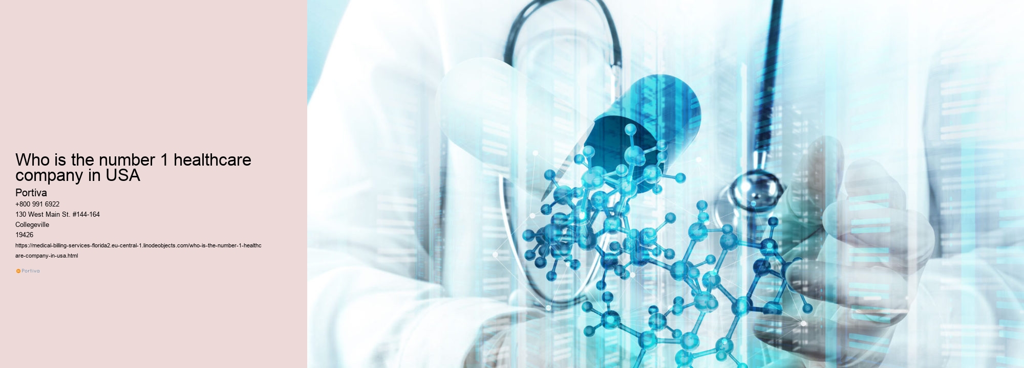 Who is the number 1 healthcare company in USA